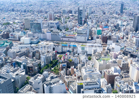 The city center and skyscrapers of Ikebukuro, Tokyo The city center and skyscrapers of Ikebukuro, Tokyo 140808925
