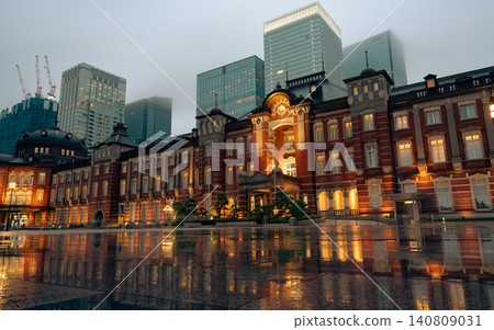 Rainy Tokyo scenery Rainy Tokyo scenery 140809031