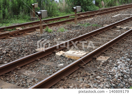 Railway tracks and facilities in Omuta City, Fukuoka Prefecture Railway tracks and facilities in Omuta City, Fukuoka Prefecture 140809179