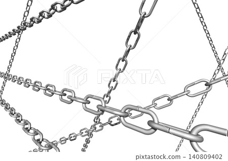 Chain, Chain, Bind, Closure, Binding (Transparent Material) Chain, Chain, Bind, Closure, Binding (Transparent Material) 140809402