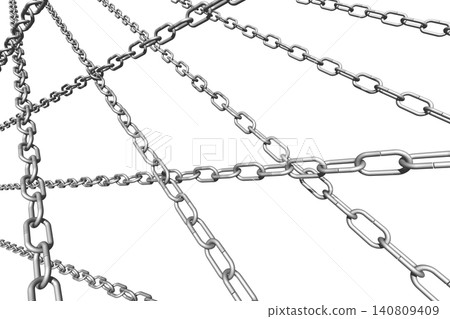 Chain, Chain, Bind, Closure, Binding (Transparent Material) 140809409