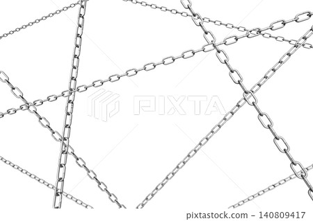 Chain, Chain, Bind, Closure, Binding (Transparent Material) 140809417