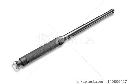 Night stick (special baton: night stick) on white background 140809427