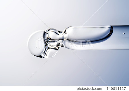 Skincare liquid serum dropping from glass pipette Skincare liquid serum dropping from glass pipette 140811117