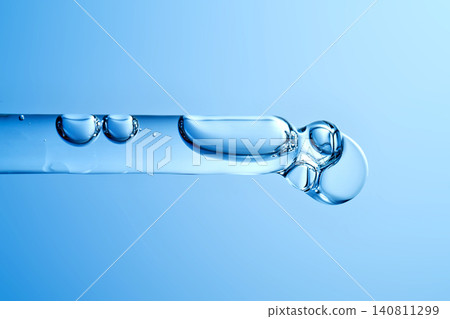 Hydrating serum and pipette for skincare ritual Hydrating serum and pipette for skincare ritual 140811299