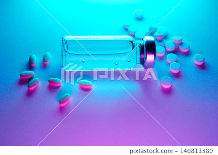 Glp 1 medication vial with anti obesity pills Glp 1 medication vial with anti obesity pills 140811380