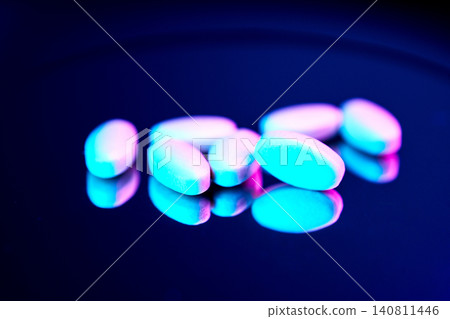 Glp 1 medication pills representing anti obesity drug development Glp 1 medication pills representing anti obesity drug development 140811446