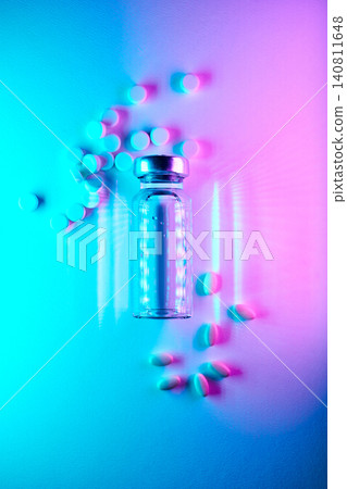 Glp 1 peptide vial and anti obesity pills 140811648
