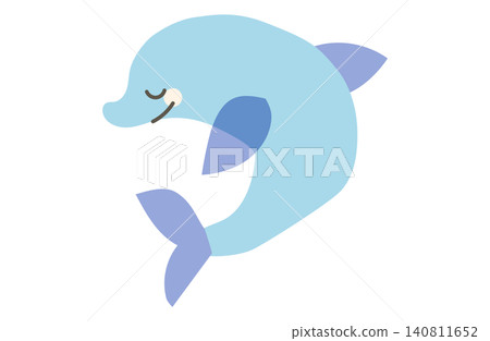 簡單的海豚插畫 簡單的海豚插畫 140811652