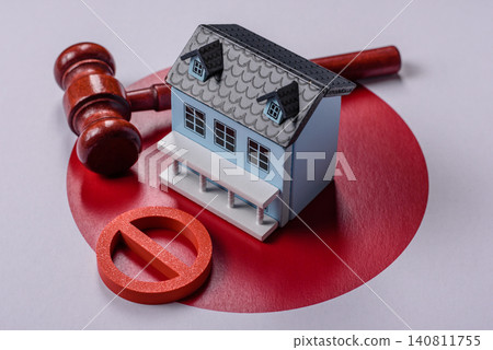 Arrest or confiscation of real estate by court order for tax evasion. Real estate arrest 140811755