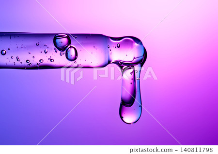Pdrn serum dropping from pipette for skin repair Pdrn serum dropping from pipette for skin repair 140811798