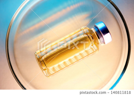 Glp 1 medication vial inside a petri dish Glp 1 medication vial inside a petri dish 140811818