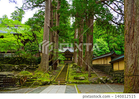 永平寺、皇使門、唐門、國家指定重要文化財產 永平寺、皇使門、唐門、國家指定重要文化財產 140812515