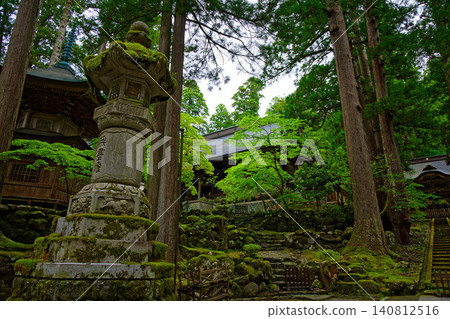 View towards the shrine hall of Eihei-ji Temple. View towards the shrine hall of Eihei-ji Temple. 140812516
