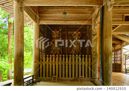 永平寺：正門四天王像－小長天和小木天 140812910