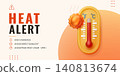 Heat warning illustration 140813674