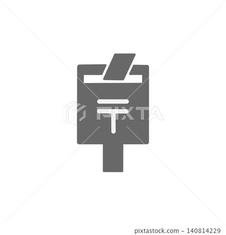 Japanese mailbox icon, mail, mailing, letter, white background Japanese mailbox icon, mail, mailing, letter, white background 140814229