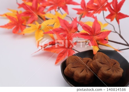 紅葉饅頭的特寫 140814586