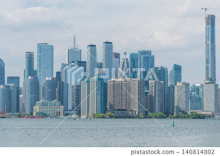 Toronto cityscape as seen from Toronto Island 140814802