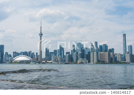 Toronto cityscape as seen from Toronto Island 140814817