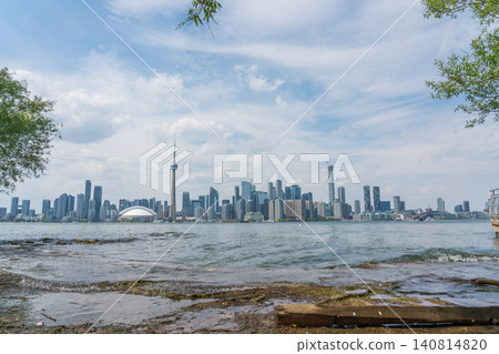 Toronto cityscape as seen from Toronto Island 140814820