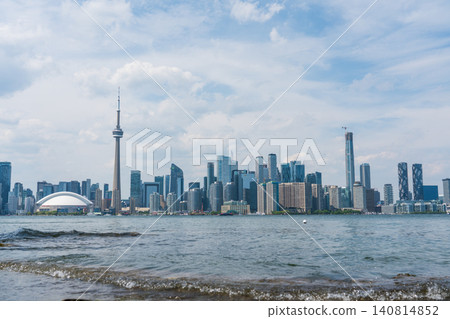 Toronto cityscape as seen from Toronto Island 140814852