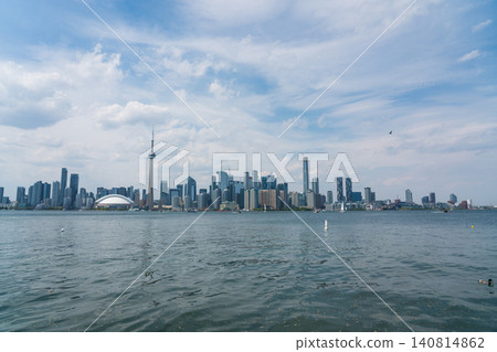 Toronto cityscape as seen from Toronto Island Toronto cityscape as seen from Toronto Island 140814862