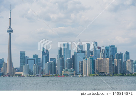 Toronto cityscape as seen from Toronto Island 140814871