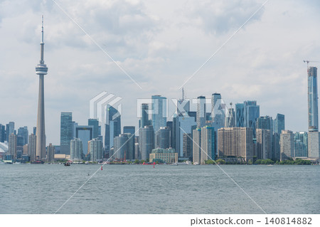 Toronto cityscape as seen from Toronto Island 140814882
