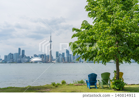 Toronto cityscape as seen from Toronto Island 140814911