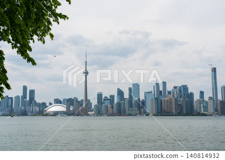 Toronto cityscape as seen from Toronto Island 140814932