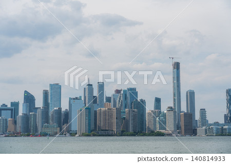 Toronto cityscape as seen from Toronto Island 140814933