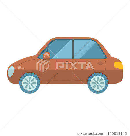 從側面看的汽車插圖 從側面看的汽車插圖 140815143