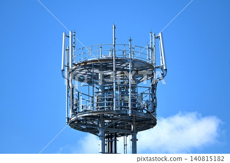 Communication image: Platinum band (Radio tower: base station) Communication image: Platinum band (Radio tower: base station) 140815182
