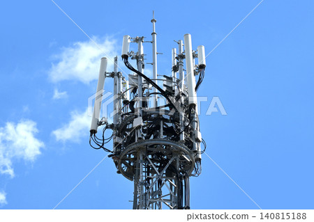 Communication image: Platinum band (Radio tower: base station) Communication image: Platinum band (Radio tower: base station) 140815188