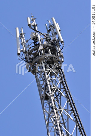 Communication image: Platinum band (Radio tower: base station) Communication image: Platinum band (Radio tower: base station) 140815192