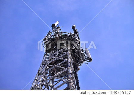 Communication image: Platinum band (Radio tower: base station) Communication image: Platinum band (Radio tower: base station) 140815197