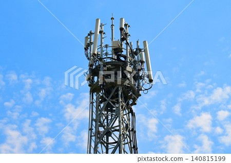 Communication image: Platinum band (Radio tower: base station) Communication image: Platinum band (Radio tower: base station) 140815199