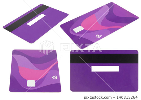 card isolated on white background pasteboard mockup plastic card isolated on white background pasteboard mockup plastic 140815264