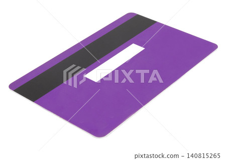 card isolated on white background pasteboard mockup plastic back card isolated on white background pasteboard mockup plastic back 140815265