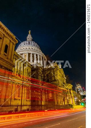 Night view of Saint Paul's Cathedral Night view of Saint Paul's Cathedral 140815671