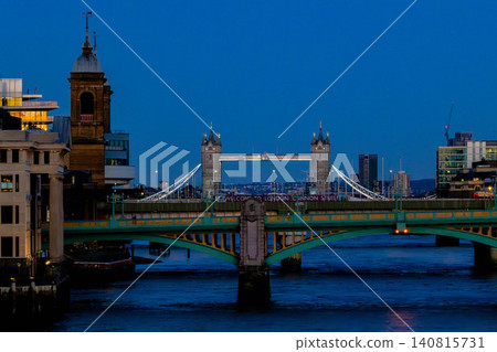Tower Bridge at night Tower Bridge at night 140815731