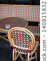 Chairs lined up in a cafe in Paris, France 140815832
