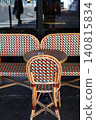 Chairs lined up in a cafe in Paris, France 140815834