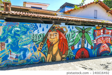 Rio de Janeiro Brazil City Street Art Graffiti and Paintings. Rio de Janeiro Brazil City Street Art Graffiti and Paintings. 140816492