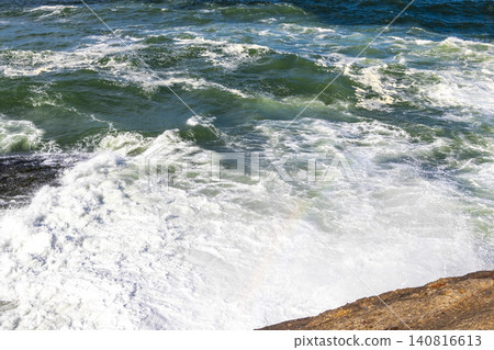 Ipanema Beach Water Waves and Rocks Rio de Janeiro Brazil. Ipanema Beach Water Waves and Rocks Rio de Janeiro Brazil. 140816613