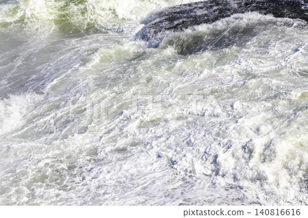 Ipanema Beach Water Waves and Rocks Rio de Janeiro Brazil. 140816616