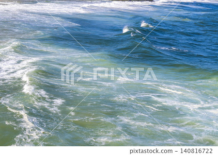 Ipanema Beach Water Waves and Rocks Rio de Janeiro Brazil. 140816722