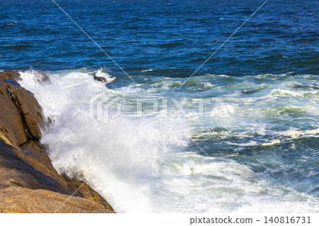 Ipanema Beach Water Waves and Rocks Rio de Janeiro Brazil. Ipanema Beach Water Waves and Rocks Rio de Janeiro Brazil. 140816731