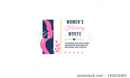 Womens History Month Empowerment Design Womens History Month Empowerment Design 140816865